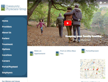 Tablet Screenshot of cpgclinics.com